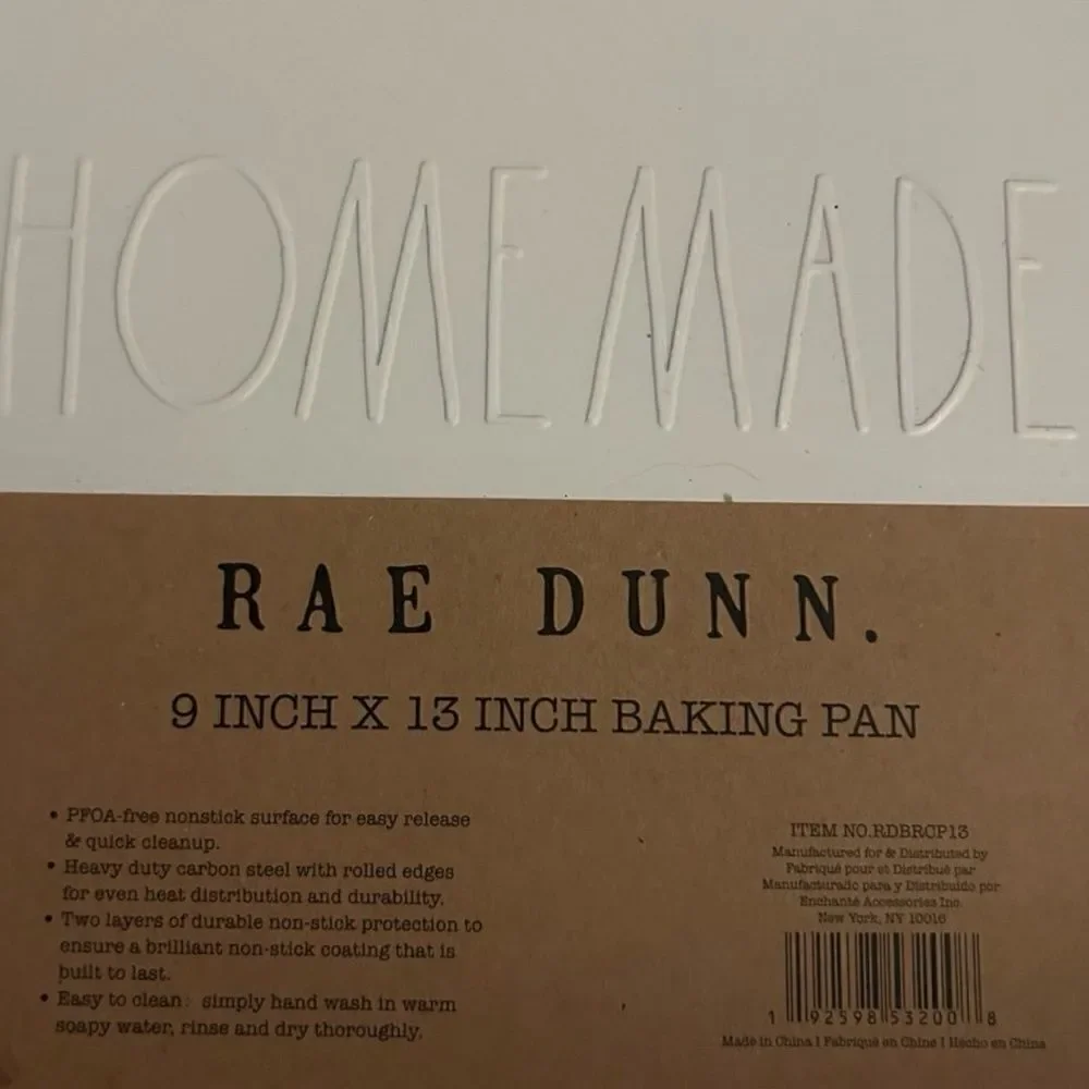 Rae Dunn Homemade Baking Pan 9x13